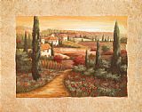 Vivian Flasch Tuscan Sunset I painting